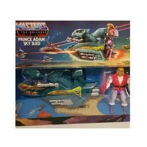 Prince Adam Sky Sled Masters of the Universe Retro Kids Play MOTU New
